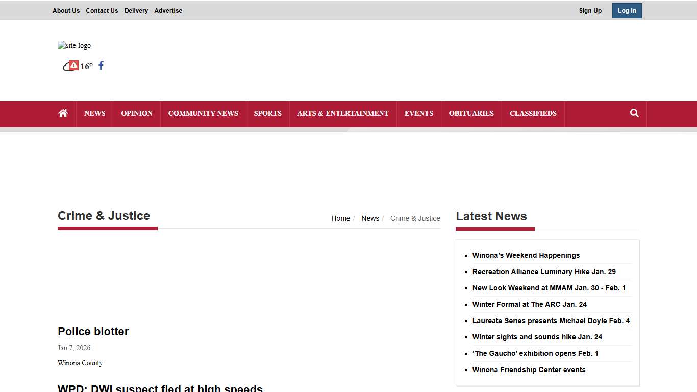 Crime & Justice | winonapost.com